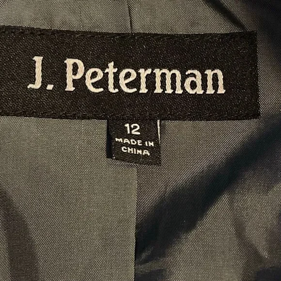 J. Peterman Women’s Wool Double Breasted Pea Coat - Picture 7 of 9